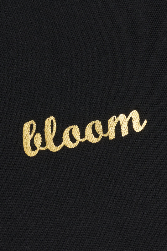 BLOOM GOLDEN TEE - (BLACK)