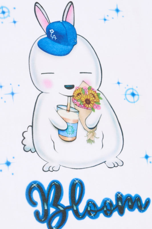 BLOOM X GUAVA TEE - (WHITE)