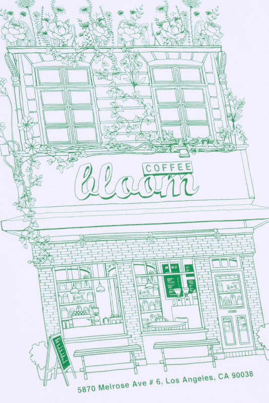 BLOOM SHOP TEE - (WHITE)