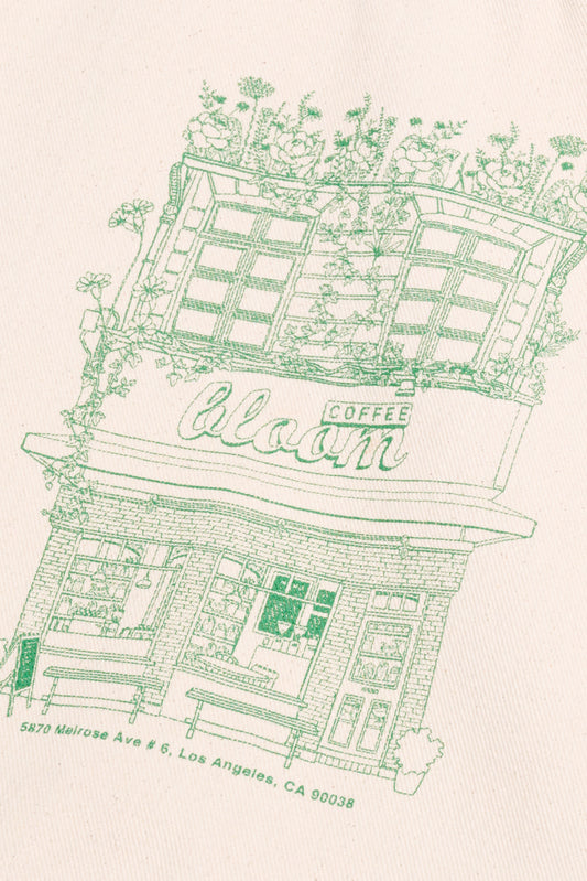 BLOOM ANNIVERSARY SHOP TOTE BAG - (OFF WHITE)