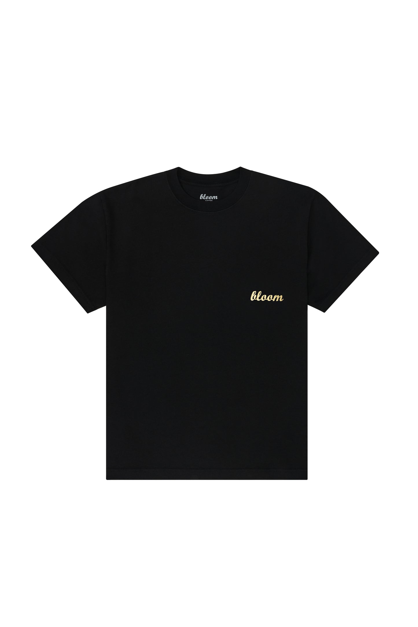 BLOOM GOLDEN TEE - (BLACK)