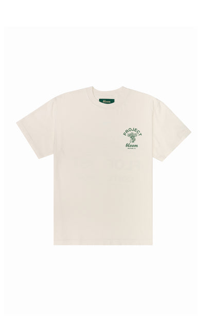 BLOOM FLORIST TEE - (CREME)