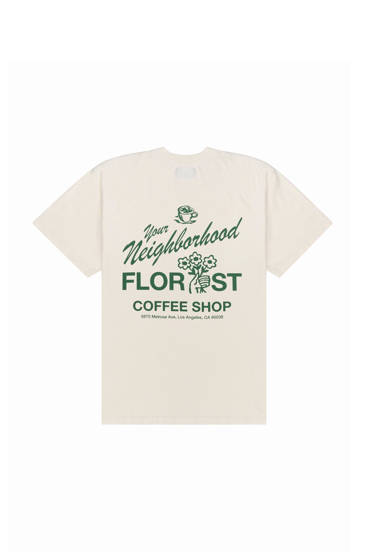BLOOM FLORIST TEE - (CREME)