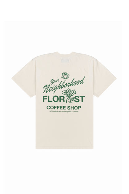 BLOOM FLORIST TEE - (CREME)