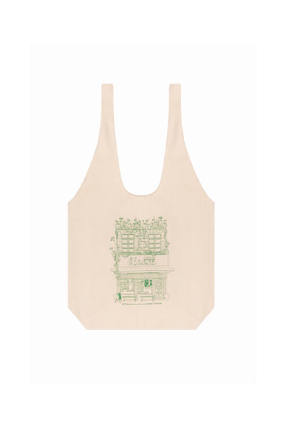 BLOOM ANNIVERSARY SHOP TOTE BAG - (OFF WHITE)